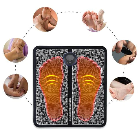 Electric Foot Massager Mat USB Rechargeable