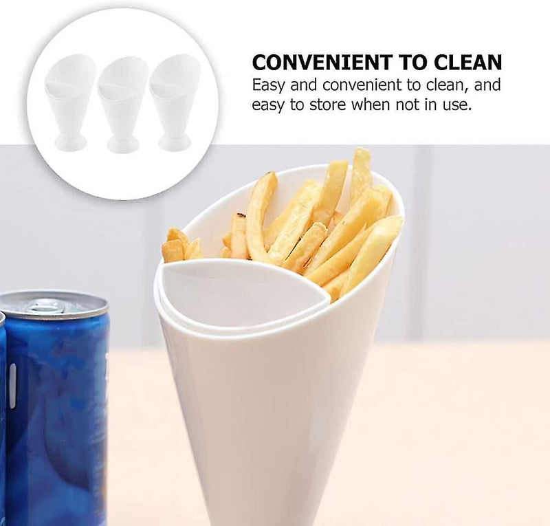 French Fries Holder With Dipping Cup