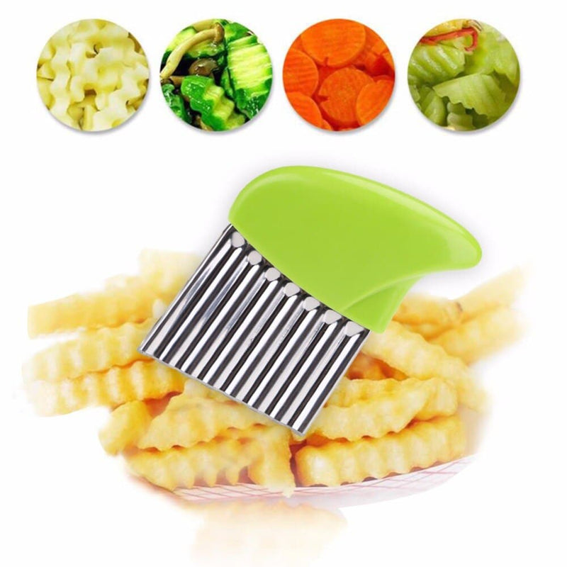 Wavy Potato Cutter For Fruits And Vegetables