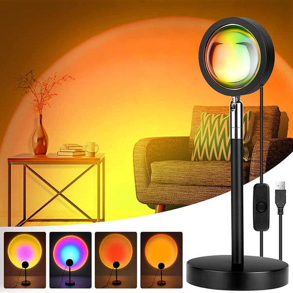 16 Colour RGB Sunset Lamp With Remote