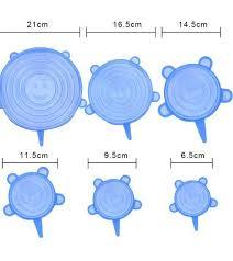 Stretchable Silicon Ceiling Lid (6 pcs)
